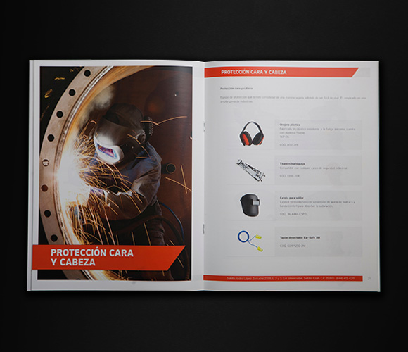 Catalogue design and web site for Piaga Editorial design in Monterrey