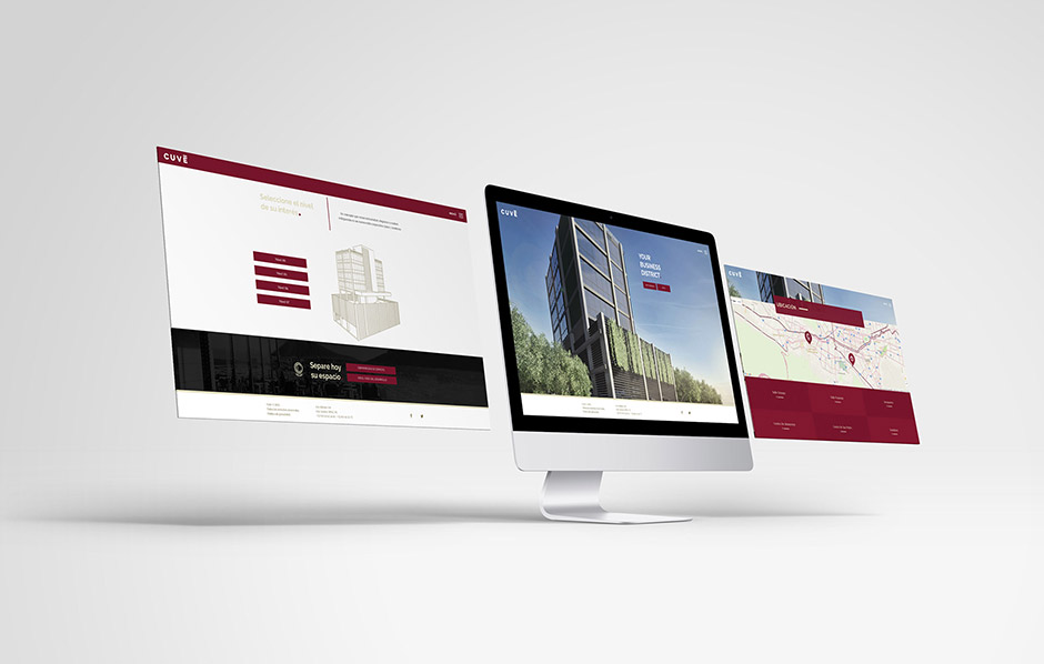 Diseño de marca y sitio web responsivo para Cuvé Diseño de marca, branding y diseño web en Monterrey