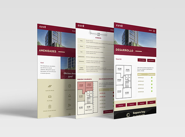 Diseño de marca y sitio web responsivo para Cuvé Diseño de marca, branding y diseño web en Monterrey