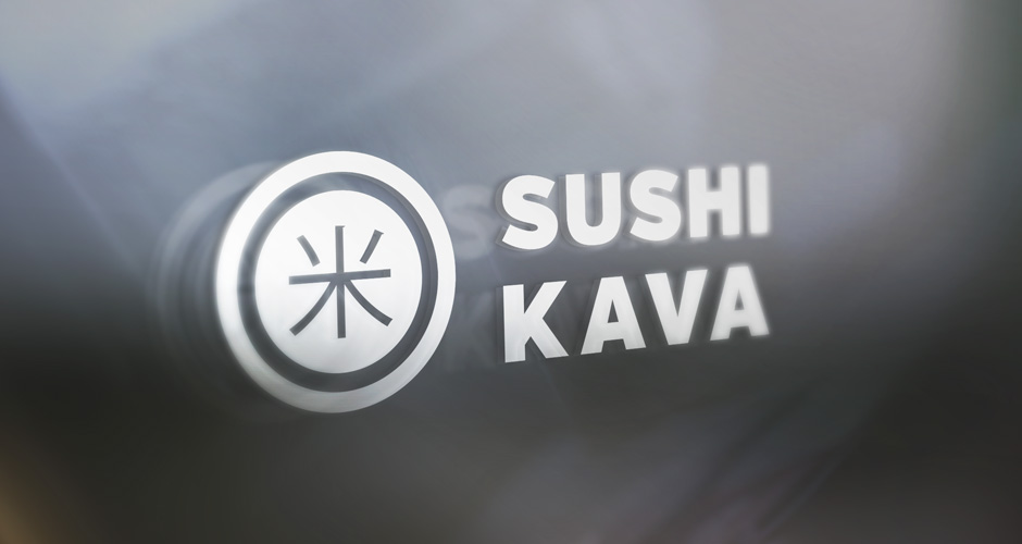 Diseño de branding y menú para Sushi Kava Diseño de marca, diseño de logotipos, branding en Monterrey