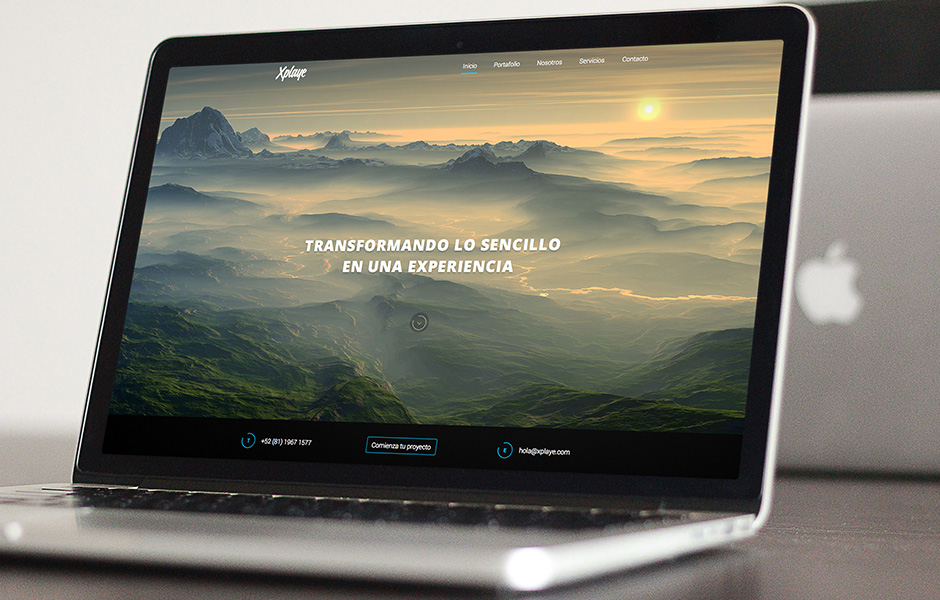 Diseño de marca y sitio web responsivo para Xplaye Diseño de marca, branding y diseño web en Monterrey