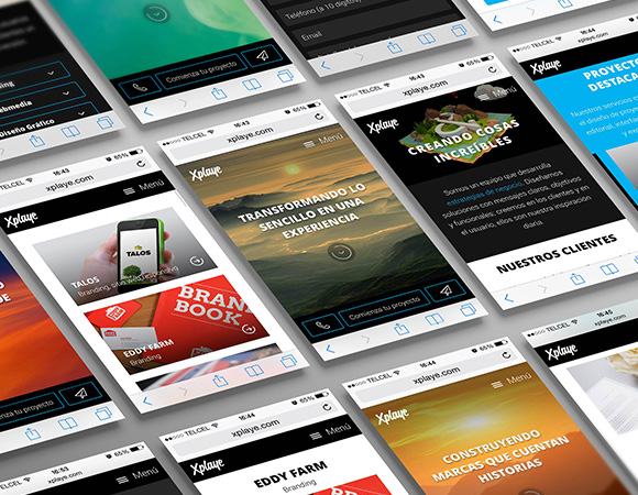 Diseño de marca y sitio web responsivo para Xplaye Diseño de marca, branding y diseño web en Monterrey